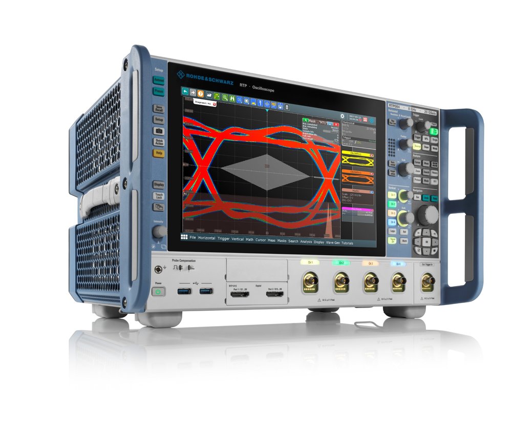 Nouvel oscilloscope hautes performances de Rohde & Schwarz : intégrité de signal, vitesse de mesure et gamme de fonctions innovantes.